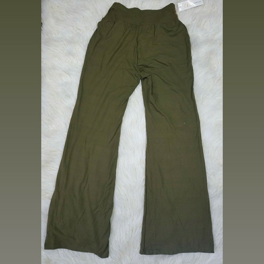 SOLD 💙2/$20 YPP Comfy Boho Flare Pastel Pants - Picture 2 of 4